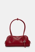 Calvin Klein чанта тип багета дамска от имитация на кожа бордо LV04F3369G