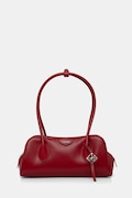 Calvin Klein чанта тип багета дамска от имитация на кожа бордо LV04F3369G