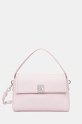 Calvin Klein torebka crossbody damska z imitacji skóry różowa LV04F3425G