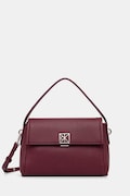 Calvin Klein torebka crossbody damska z imitacji skóry bordowa LV04F3425G