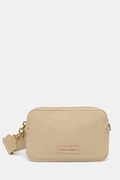 Calvin Klein torebka crossbody damska bawełniana beżowa LV04F3385G