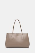 Calvin Klein torebka shopper damska z imitacji skóry brązowa LV04F3502G