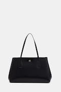 Calvin Klein torebka shopper damska z imitacji skóry czarna LV04F3502G