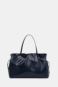 Tory Burch torebka tote damska z imitacji skóry Ella granatowa 178767