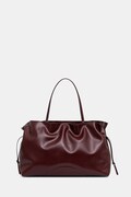 Tory Burch torebka tote damska z imitacji skóry Ella bordowa 178767