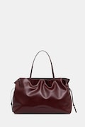 Tory Burch torebka tote damska z imitacji skóry Ella bordowa 178767