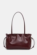 Tory Burch torebka tote damska z imitacji skóry Ella bordowa 178768