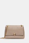 Tory Burch crossbody torbica ženska usnjena Charlie bež 185828