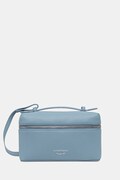 Emporio Armani torebka crossbody damska skórzana niebieska EW004564