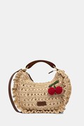 Twinset geantă pentru femei împletită bej 261TD8301