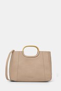 Twinset torebka tote damska skórzana beżowa 261TD8451