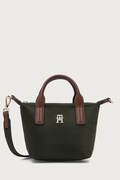 Tommy Hilfiger torebka tote damska zielona AW0AW18368