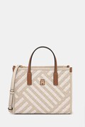 Tommy Hilfiger Klasična torbica ženska iz umetnega usnja bež AW0AW18393