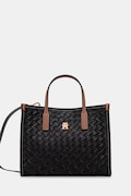 Tommy Hilfiger klasična torbica ženska iz umetnega usnja črna AW0AW18393