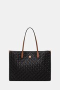 Tommy Hilfiger torebka tote damska z imitacji skóry czarna AW0AW18394