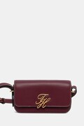 Tommy Hilfiger listonoszka damska skórzana bordowa AW0AW18399