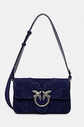 Pinko torebka crossbody damska zamszowa granatowa 106244 A0F6