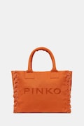 Pinko torebka shopper damska jeansowa pomarańczowa 106673 A3A4