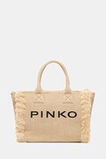 Pinko kabelka typu shopper dámska pletená béžová 106673 A39Y