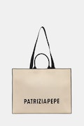 Patrizia Pepe torebka tote damska beżowa 2B0175 K264