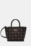 Guess torebka crossbody damska z imitacji skóry EMELIE brązowa HWGP99 28750