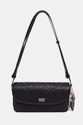 Guess torebka bagietka damska z imitacji skóry SALLY czarna HWQG99 21210