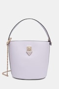 Guess torebka crossbody damska z imitacji skóry PATSIE fioletowa HWZG99 19030