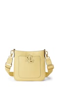 Lauren Ralph Lauren torebka crossbody damska skórzana żółta 431982184