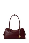 Lauren Ralph Lauren torebka bagietka damska skórzana bordowa 431P06068