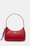 Tommy Jeans torebka damska z imitacji skóry czerwona AW0AW18458
