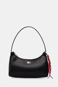 Tommy Jeans torebka damska z imitacji skóry czarna AW0AW18458