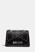 Just Cavalli torebka damska z imitacji skóry czarna 80RA4BP1 ZSD95