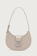 Armani Exchange torebka hobo damska z imitacji skóry beżowa XW002565 AF12039