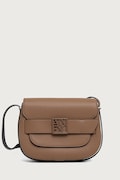 Armani Exchange crossbody torbica ženska iz umetnega usnja bež XW002588 AF13672