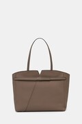 BOSS torebka shopper damska skórzana BOSS REVERS TOTE brązowa 50563229
