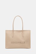 Coccinelle torebka shopper damska skórzana beżowa E1 UAK 11 01 01