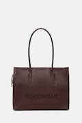 Coccinelle geantă shopper pentru femei din piele roșie E1 UAK 11 01 01
