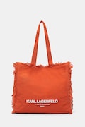Karl Lagerfeld torebka tote damska bawełniana K/RSG pomarańczowa B2W50021