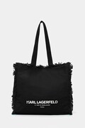 Karl Lagerfeld torebka tote damska bawełniana K/RSG czarna B2W50021