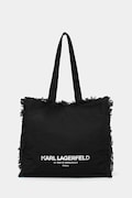 Karl Lagerfeld torebka tote damska bawełniana K/RSG czarna B2W50021