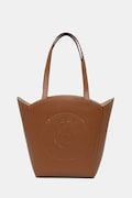 Karl Lagerfeld Torebka shopper damska skórzana K/CIRCLE brązowa B2W30013