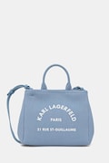 Karl Lagerfeld crossbody kabelka dámská bavlněná K/RSG CONV. modrá B2W50003