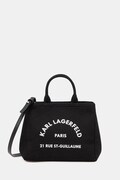 Karl Lagerfeld crossbody kabelka dámská bavlněná K/RSG CONV. černá B2W50003