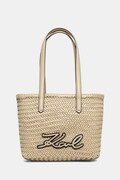 Karl Lagerfeld tote Γυναικεία από δέρμα K/SIGNATURE μπεζ B2W30206