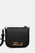 Karl Lagerfeld kabelka přes rameno dámská z imitace kůže K/SIGNATURE černá B2W30006