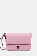 Τσάντα Karl Lagerfeld Jeans χρώμα: ροζ, B2W30125