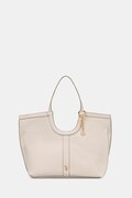U.S. Polo Assn. torebka shopper damska z imitacji skóry LAWSON beżowa BEU8L9054WVP