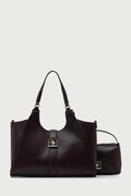 U.S. Polo Assn. torebka shopper damska z imitacji skóry MARGARET brązowa BEUMF9043WVP
