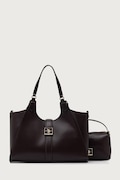 U.S. Polo Assn. torebka shopper damska z imitacji skóry MARGARET brązowa BEUMF9043WVP