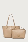 U.S. Polo Assn. torebka shopper damska z imitacji skóry MARGARET brązowa BEUMF9044WVP